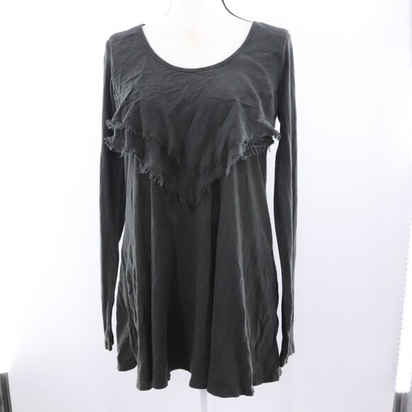 Prairie Underground | Ruffled Long Sleeve Top Medium - Picture 2 of 7